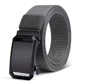 Nouvelle ceinture à boucle automatique, ceinture tactique en toile pour le travail, les tenues décontractées et les activités de plein air, ceinture pour pantalon d’entraînement militaire pour hommes