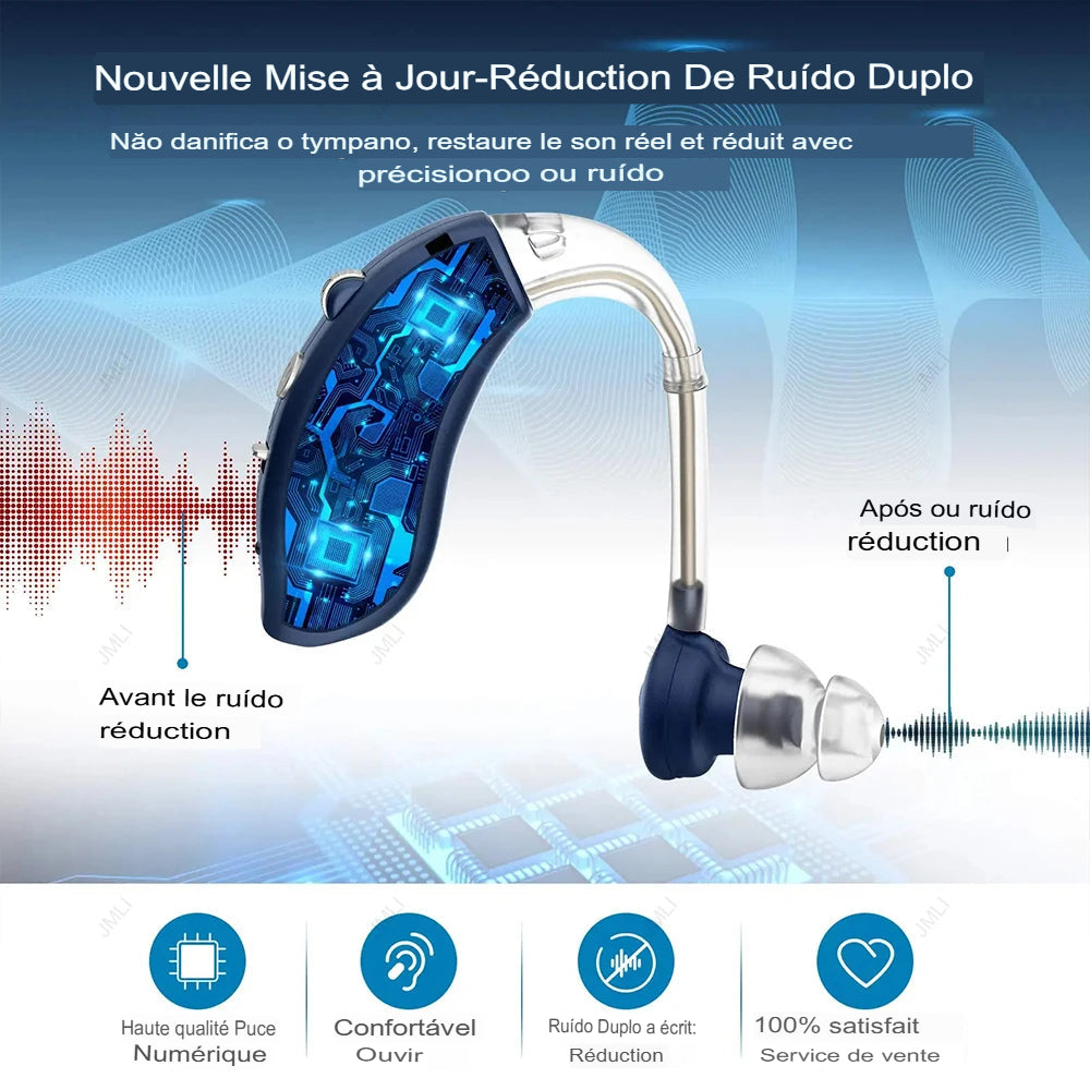 🎧 Appareil Auditif Numérique Rechargeable ClarityPro™ – Lancement Exclusif (Lot de 2 unités)