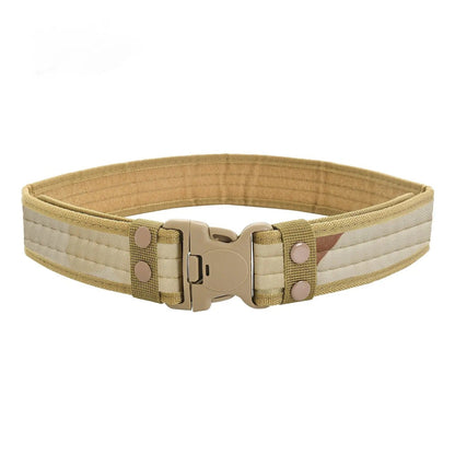 Nouvelle Ceinture Tactique pour Hommes à Libération Rapide – Large Ceinture en Nylon Camouflage pour l’Alpinisme, la Randonnée, le Travail et la Pêche