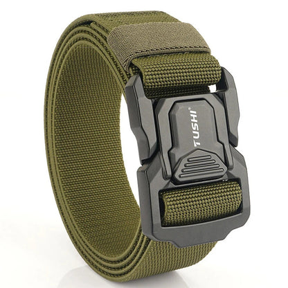 Ceinture tactique militaire de marque spécialement conçue pour l’armée, ceinture réglable avec boucle métallique