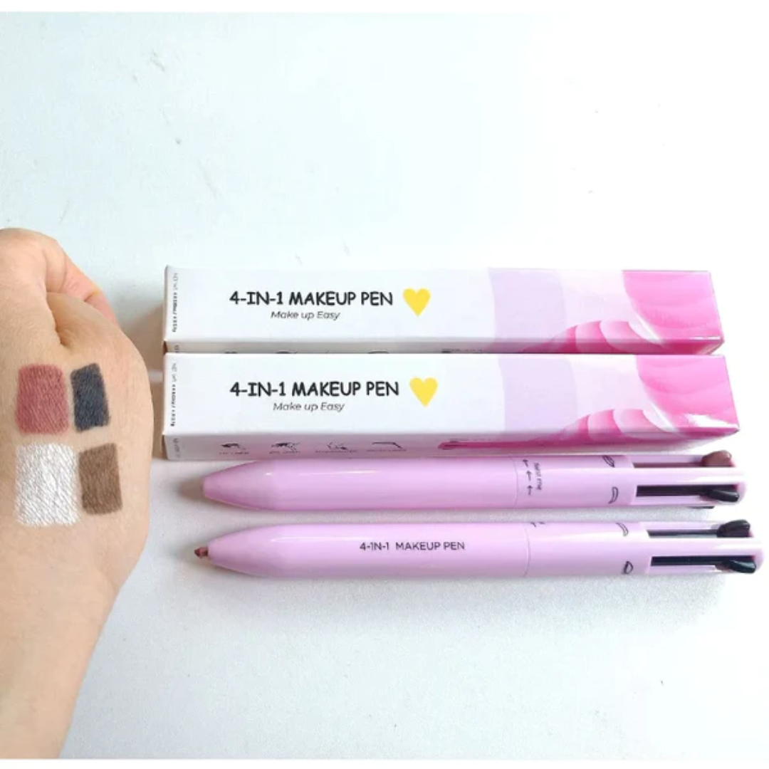 Caneta Maquiadora 4 Em 1 - Makeup Pen™ (Ganhe Grátis um E-Book e aprenda a se maquiar) 🌟