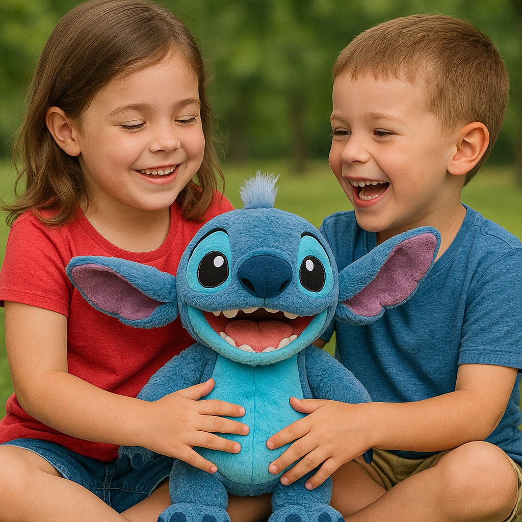 Pelúcia Interativa Stitch com Luz e Som - COMPRE 1 E LEVE 2