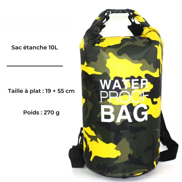 Sac à dos étanche 10-20L – AquaSafe – Havresacs