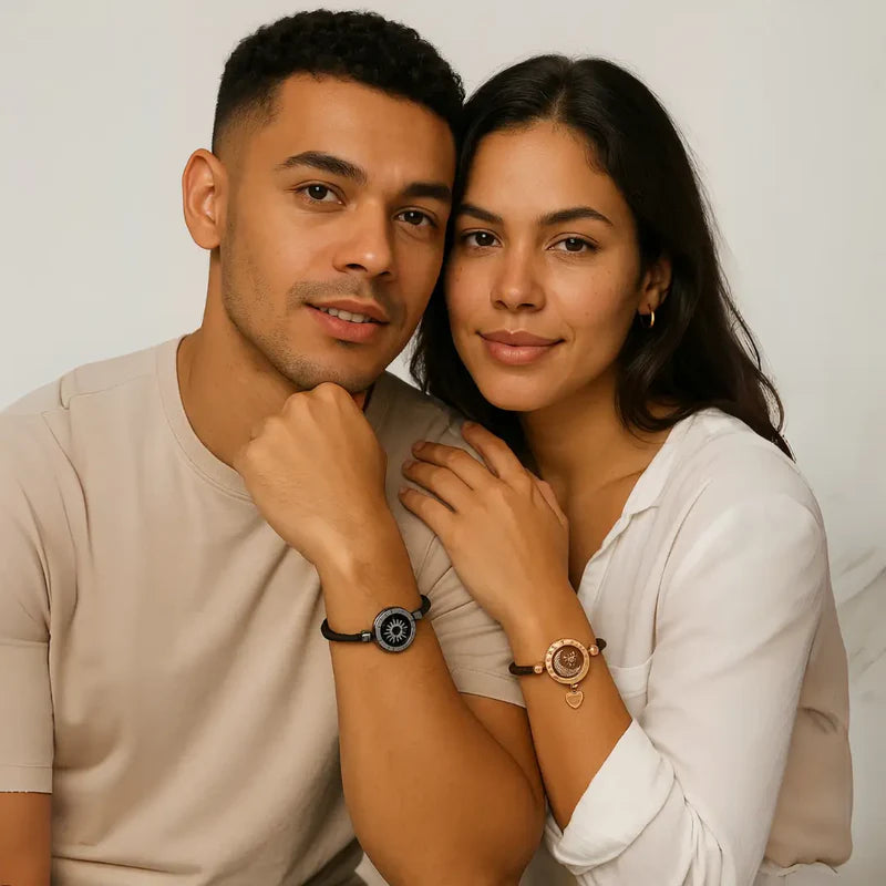 Pulseiras Toque Sol & Lua com cordão estilo Milanês - compre 1 e leve 2