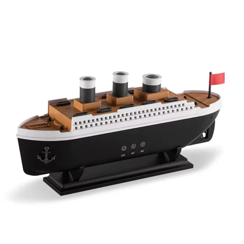 Umidificador de Decoração Modelo Barco Titanic
