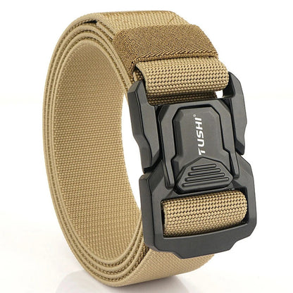 Ceinture tactique militaire de marque spécialement conçue pour l’armée, ceinture réglable avec boucle métallique