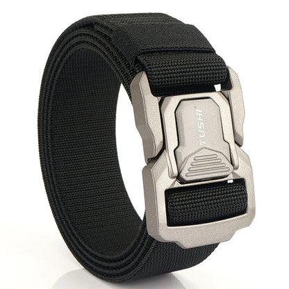 Ceinture tactique militaire de marque spécialement conçue pour l’armée, ceinture réglable avec boucle métallique