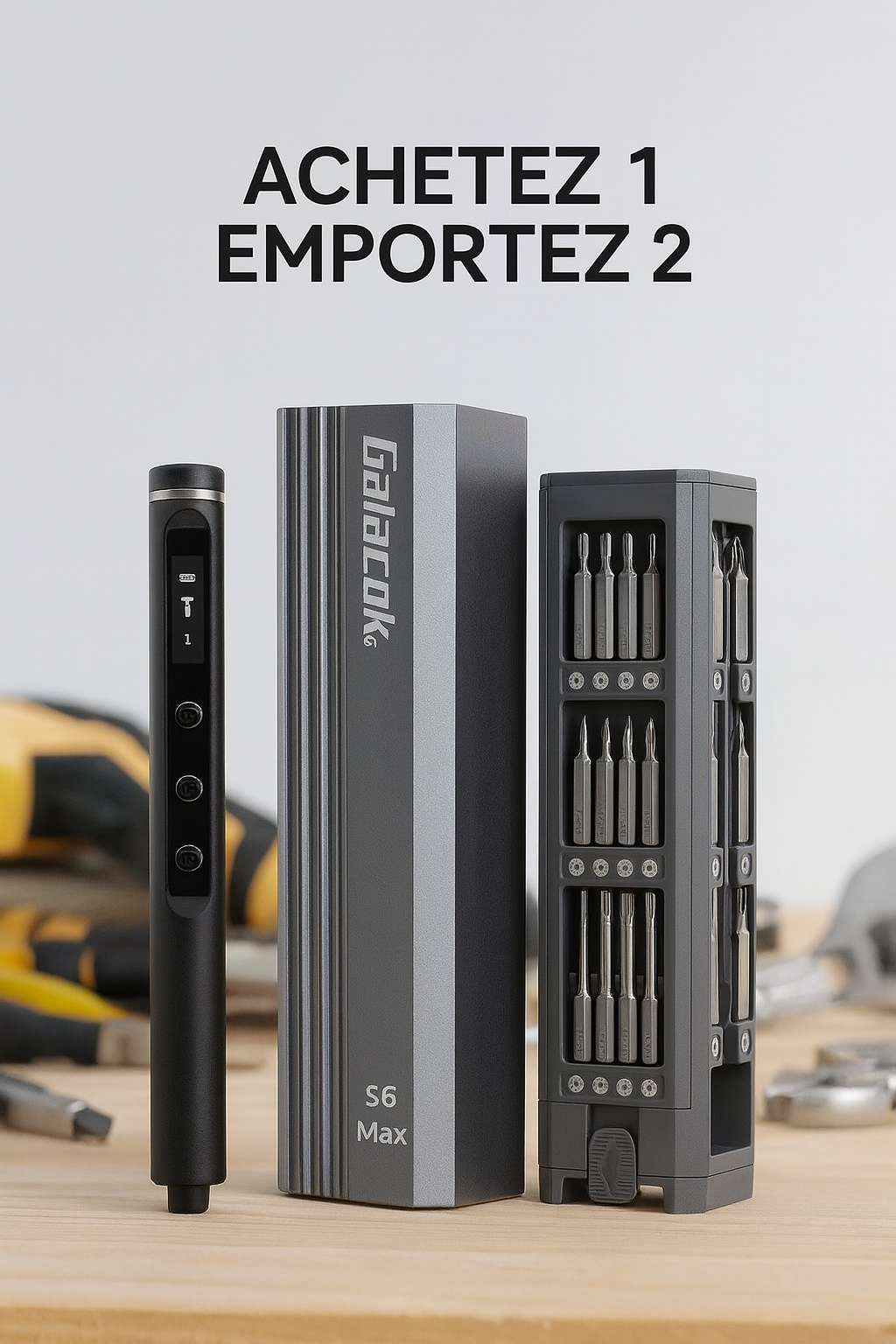 mini tournevis électrique - Achetez-en 1, recevez-en 2