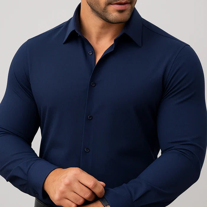 La chemise habillée extensible