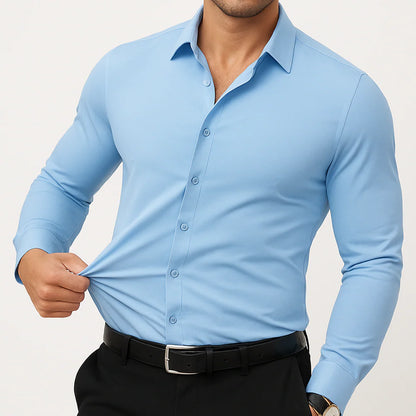 La chemise habillée extensible