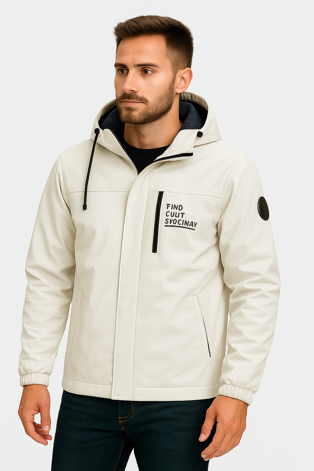 casaco masculino impermeável