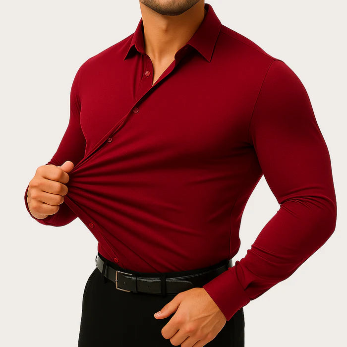 La chemise habillée extensible