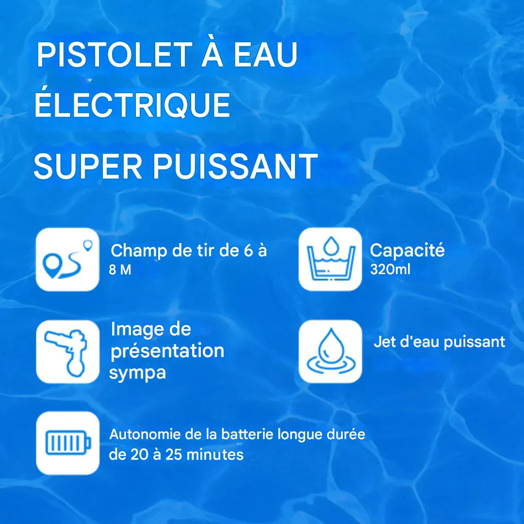 Pistolet à eau électrique - Achetez-en 1 et recevez-en 2