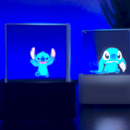 Cubo Holográfico 3D Stitch + 50 GIFS HD BRINDE GRÁTIS - compre 1 e leve 2