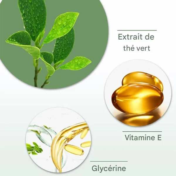Diystar™ Masque Nettoyant en Profondeur au Thé Vert 100% Naturel