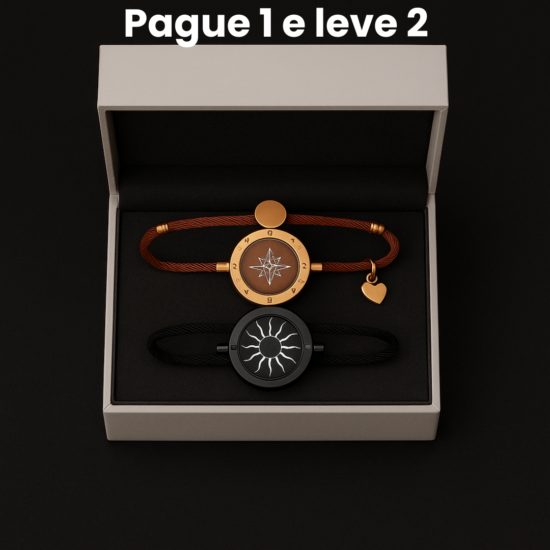 Pulseiras Toque Sol & Lua com cordão estilo Milanês - compre 1 e leve 2