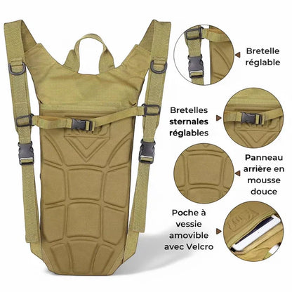 Sac à dos d'hydratation sport 3L – AquaPack – Havresacs