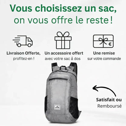 Sac à dos pliable ultraléger 20L – Ultra-Light – Havresacs