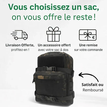 Sac à dos militaire 10L ultra léger – TacPak – Havresacs