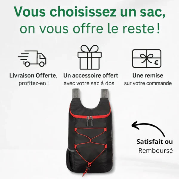 Sac pliable ultraléger 20L – FlexiPack – Havresacs