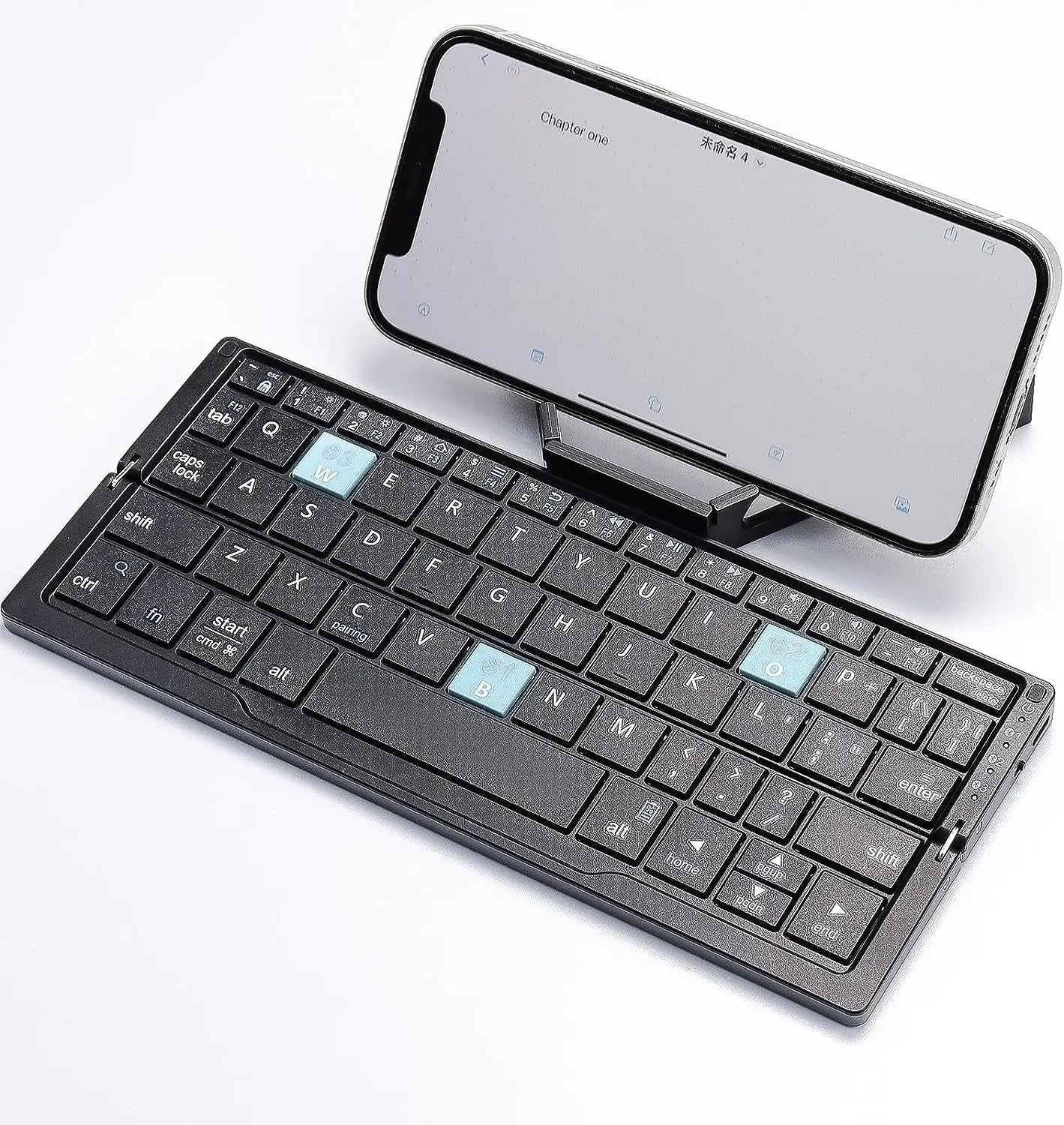 Teclado Bluetooth Plugável com Suporte Magnético