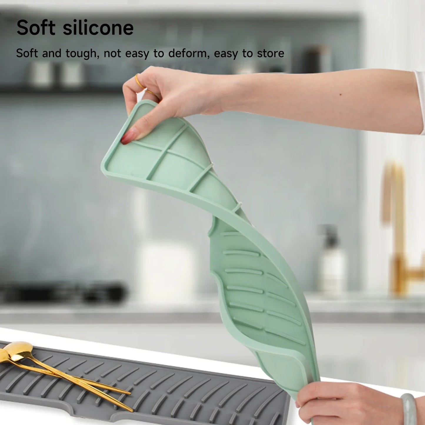 Tapete de borracha para pia de cozinha e banheiro