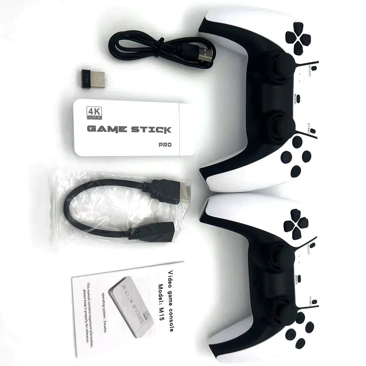 ps5 portátil com dois controles e mais de 20 mil jogos