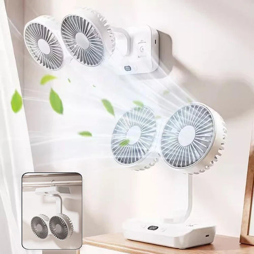 Ventilador Giratório de duas cabeças