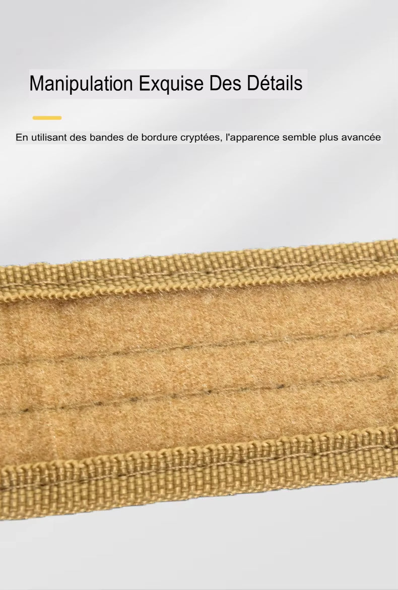 Nouvelle Ceinture Tactique pour Hommes à Libération Rapide – Large Ceinture en Nylon Camouflage pour l’Alpinisme, la Randonnée, le Travail et la Pêche