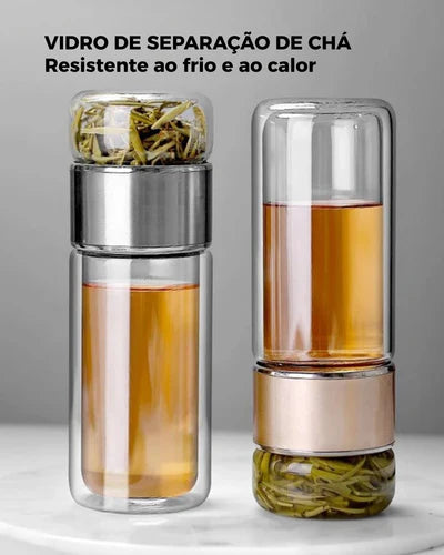 Garrafa InfusaPro - Garrafa Infusora de Chá - compre 1 e leve 2