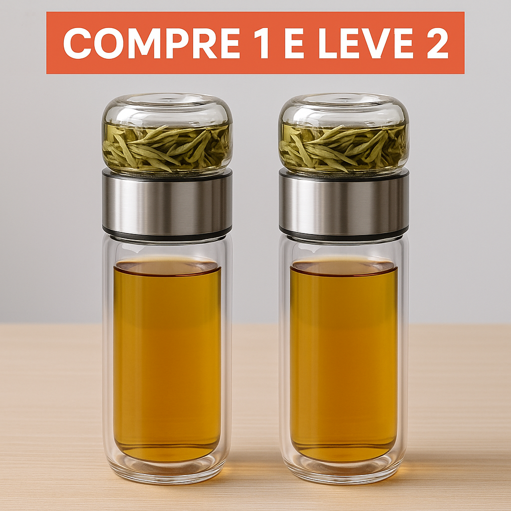 Garrafa InfusaPro - Garrafa Infusora de Chá - compre 1 e leve 2