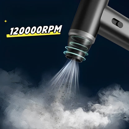 Soprador de Poeira e Sujeira Portátil com Carregamento USB para Carros