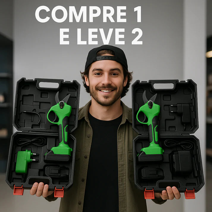 Tesoura Elétrica Corta Qualquer Coisa - RapidPruner - compre 1 e leve 2
