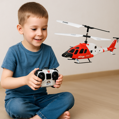 Helicóptero Controle Remoto Falcão 2 Canais com Luzes