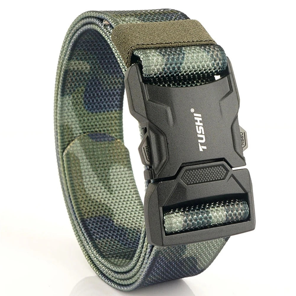 Ceinture tactique militaire de marque spécialement conçue pour l’armée, ceinture réglable avec boucle métallique