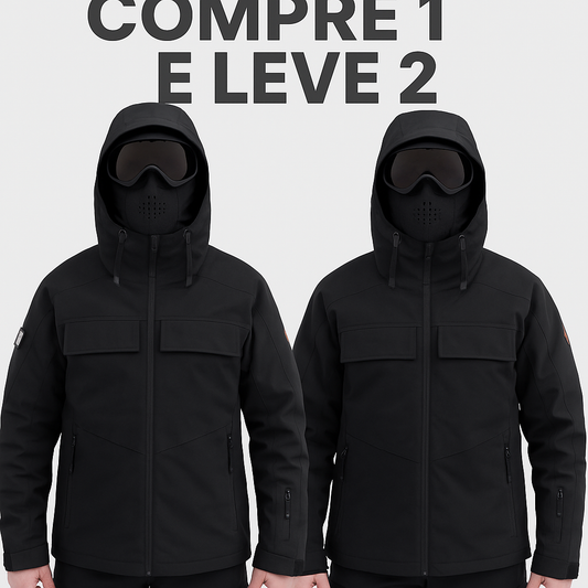 Jaqueta militar impermeável compre 1 e leve 2